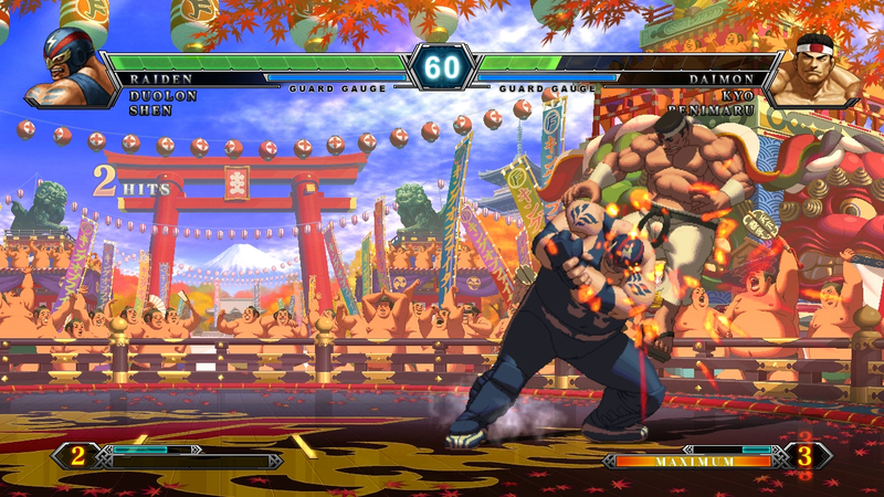 Illustration for article titled The First King of Fighters XIII Screen Shots Bust Out